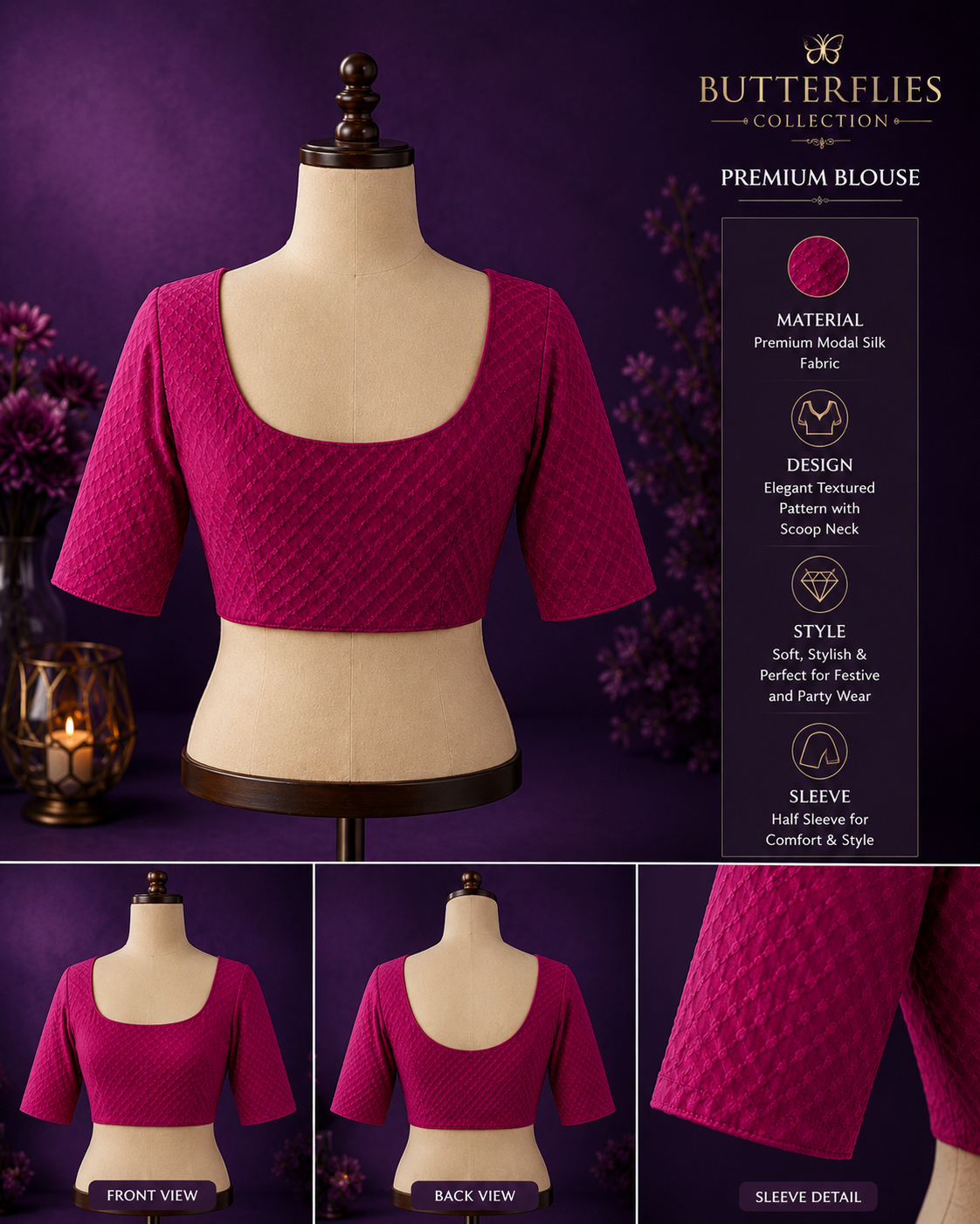 Premium Stretchable Blouse