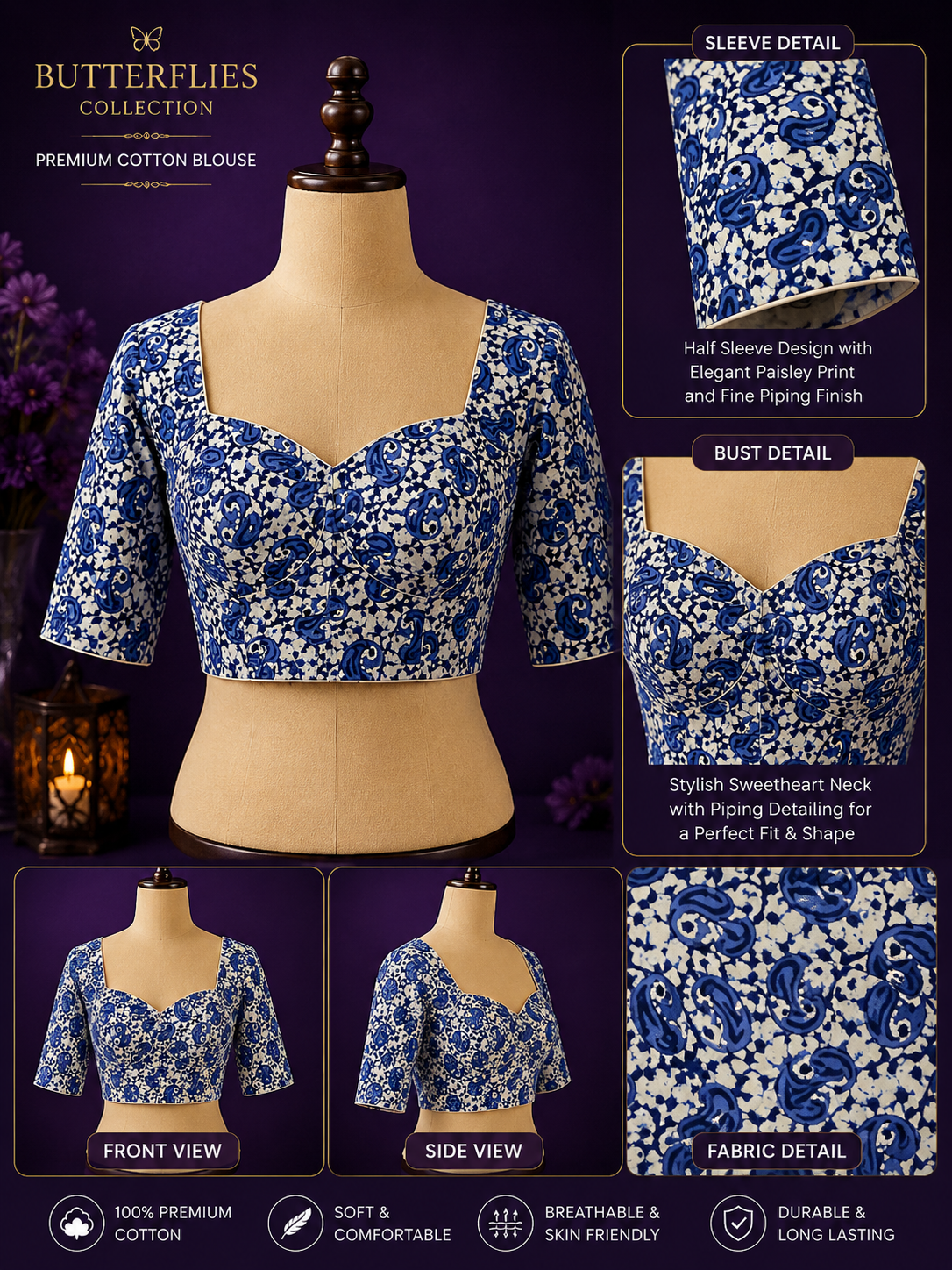 Cotton Designer Blouse