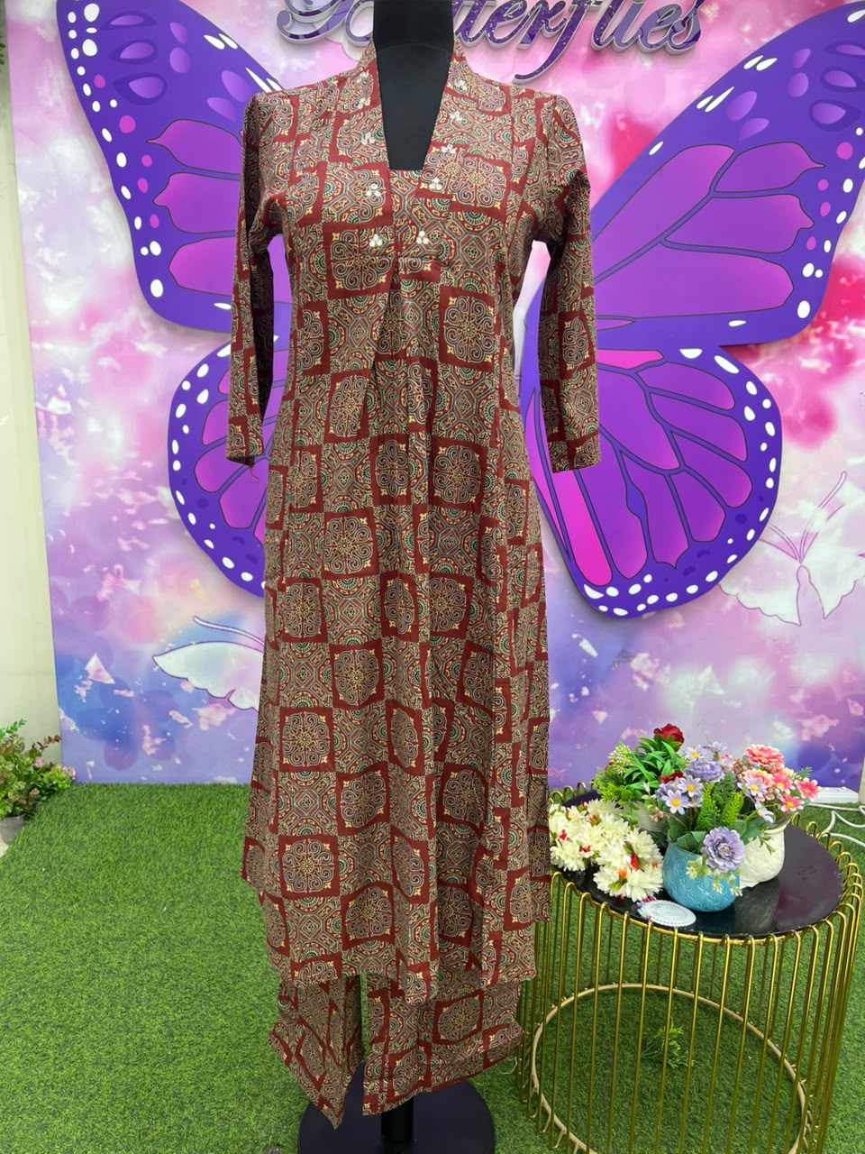 Ajrakh Print Co-ord Set