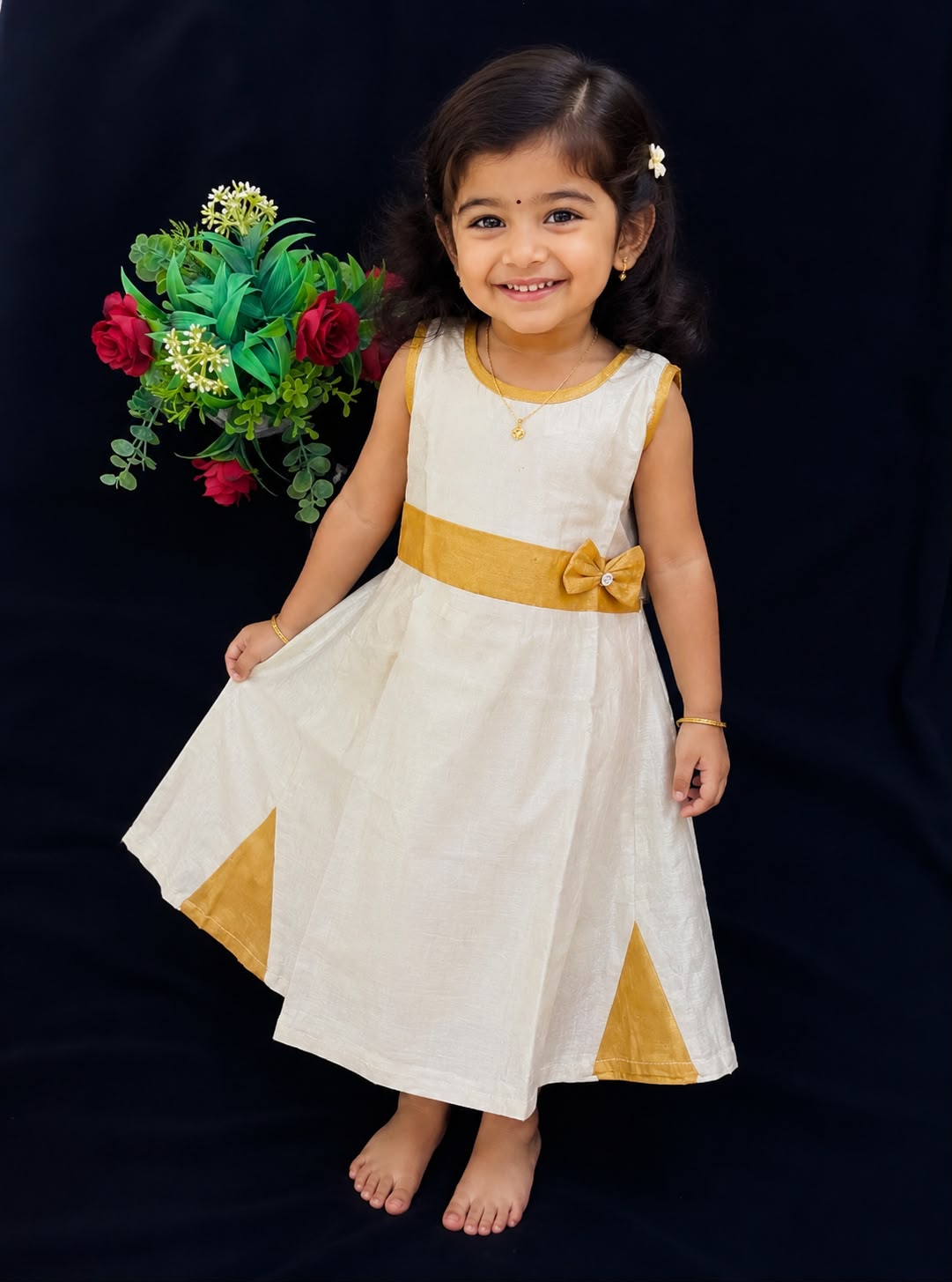 Kids Premium Pattu Pavada