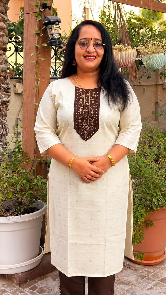Premium Onam Kurti Set