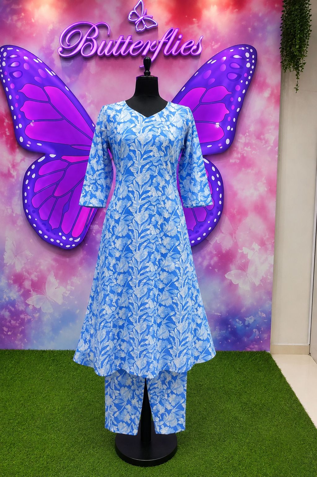 Elegant Floral Printed Co-ord Set