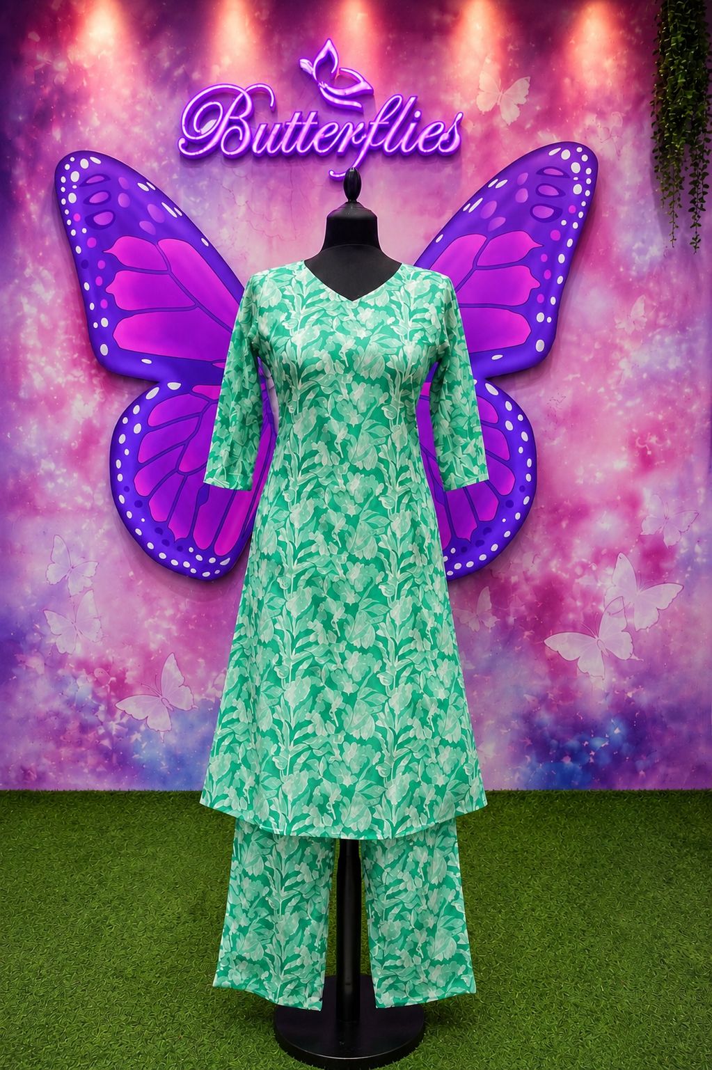 Elegant Floral Printed Co-ord Set