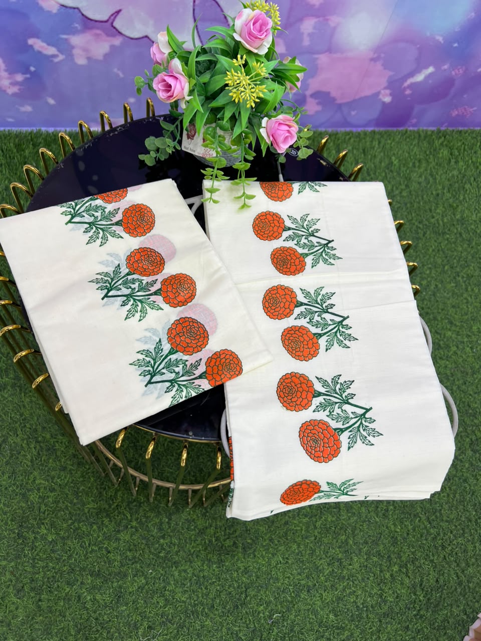 Kerala Set Mundu With Blouse