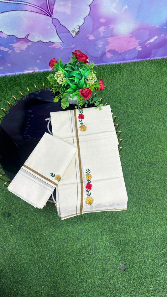 Kerala Kasavu Set Mundu