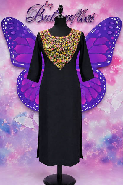 Floral Embroidery Kurti
