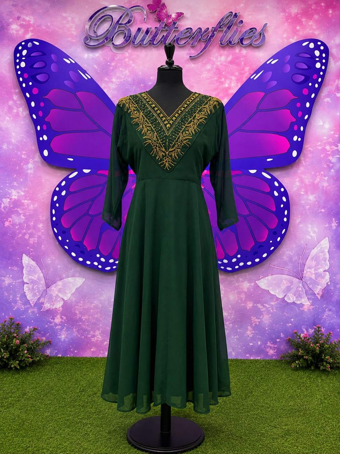 Embroidered Anarkali Kurti