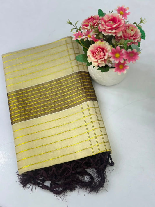 Kerala Kasavu Saree