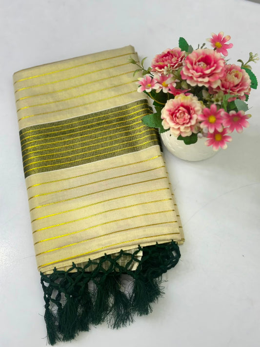 Kerala Kasavu Saree