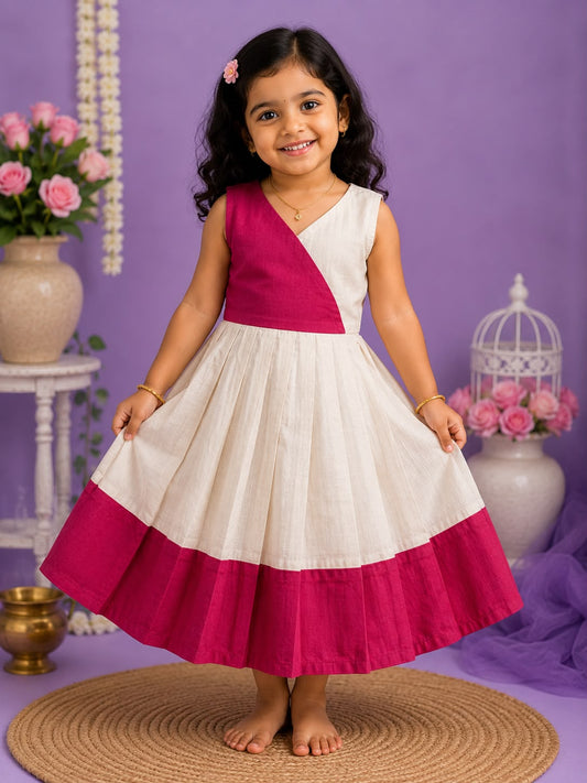 Premium Kids Kerala Pattu Pavada
