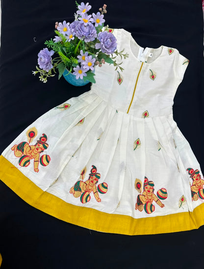 Premium Kids Kerala Pattu Pavada