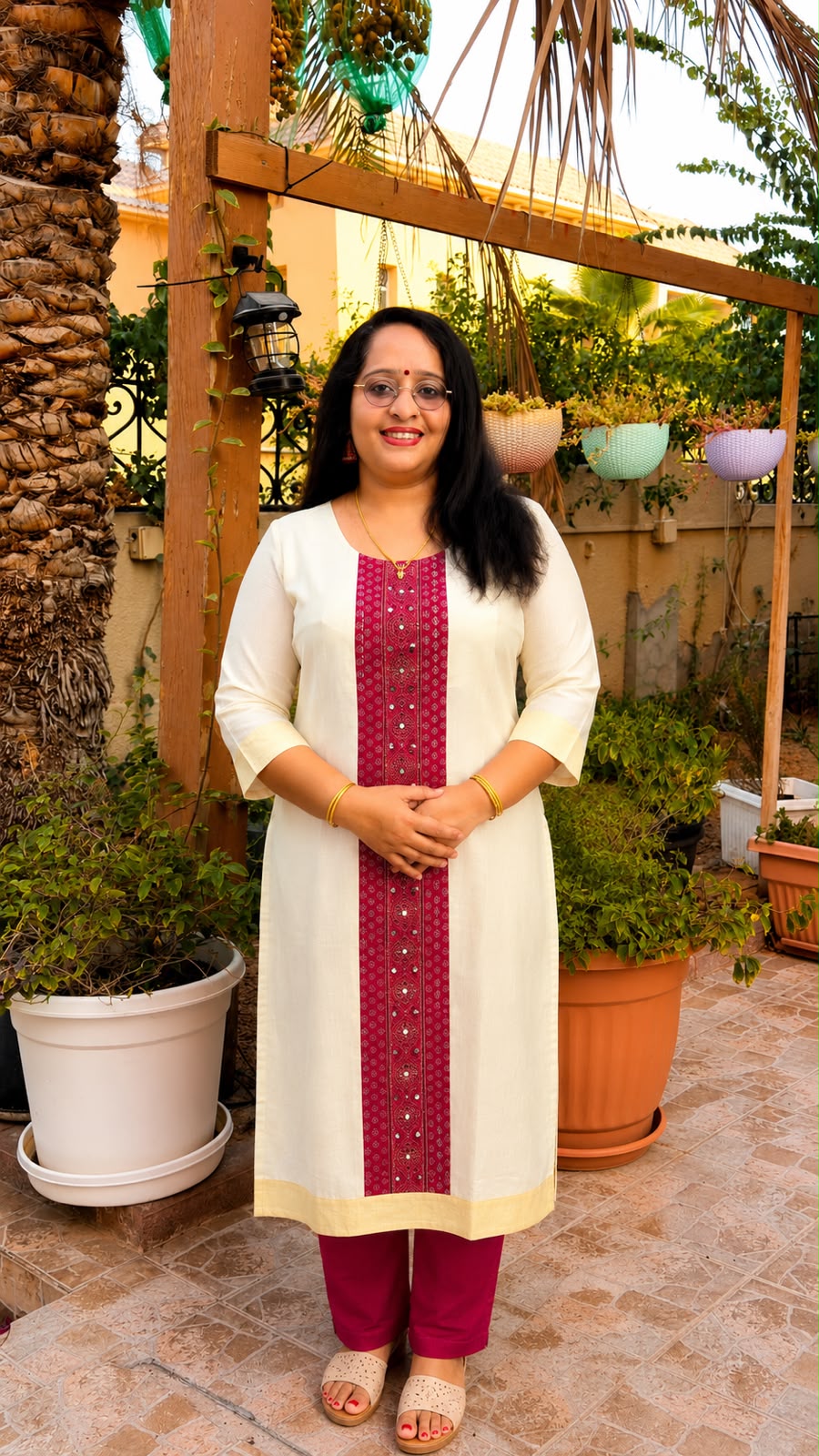 Premium Cotton Onam Kurti Set