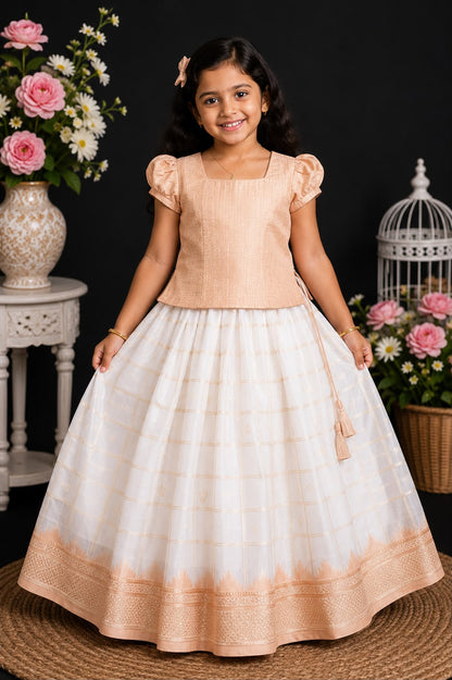 Premium Kids Kerala Pattu Pavada