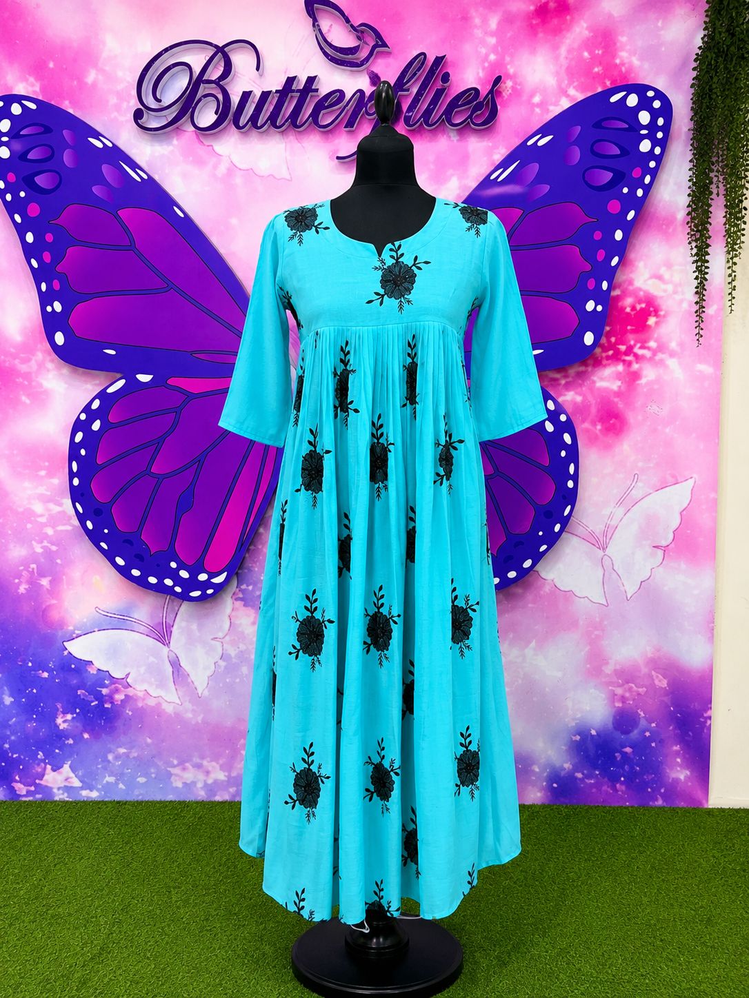 Elegant Mal Chanderi Embroidered Kurti