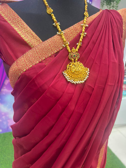 Royal Maroon Davani;:Set