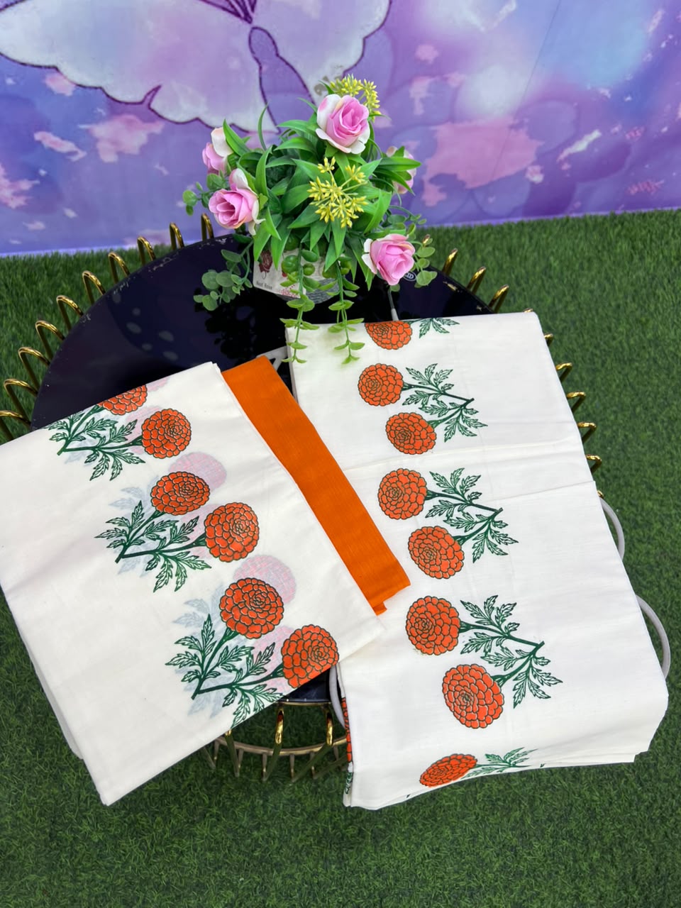 Kerala Set Mundu With Blouse