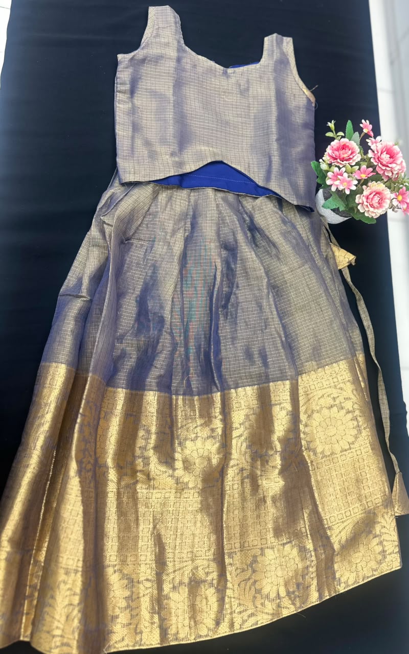 Premium Kids Kerala Pattu Pavada