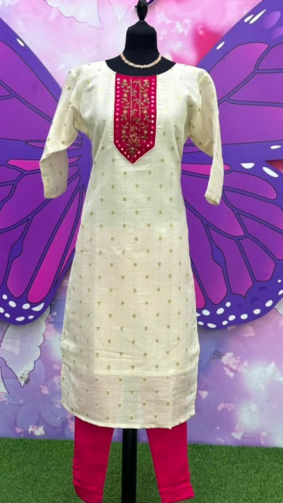Premium  Stone Work Kurti Set