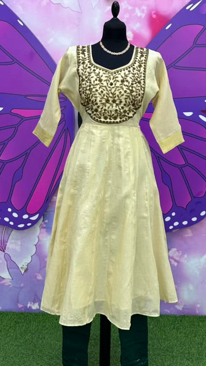 Premium onam Kurti Set